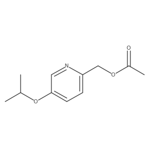 [5-(1-Methylethoxy)pyridin-2-yl]methyl acetate Structure
