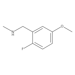 [(2-Fluoro-5-methoxyphenyl)methyl](methyl)amine结构式