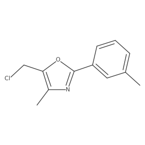 5-(Chloromethyl)-4-methyl-2-(3-methylphenyl)-1,3-oxazole Structure