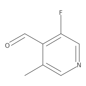 3-Fluoro-5-methylisonicotinaldehyde Structure