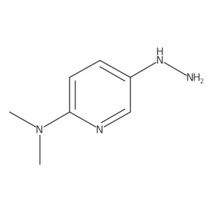 5-hydrazinyl-N,N-dimethylpyridin-2-amine Structure