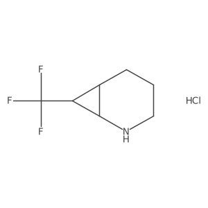 (1R,6R,7S)-7-(trifluoromethyl)-2-azabicyclo[4.1.0]heptane hydrochloride Structure
