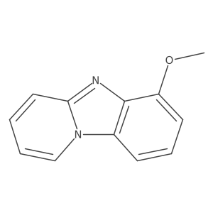 6-Methoxypyrido[1,2-a]benzimidazole结构式