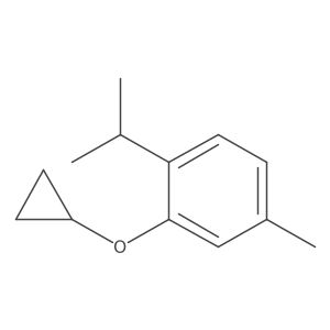 2-Cyclopropoxy-1-isopropyl-4-methylbenzene Structure