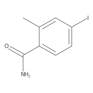 4-Iodo-2-methylbenzamide结构式