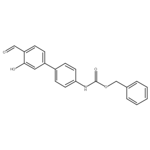 5-(4-Cbz-Aminopheny)-2-formylphenol Structure