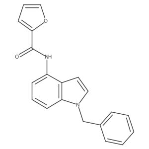 N-(1-benzyl-1H-indol-4-yl)furan-2-carboxamide Structure
