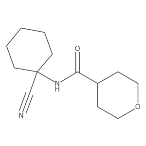 N-(1-cyanocyclohexyl)oxane-4-carboxamide Structure