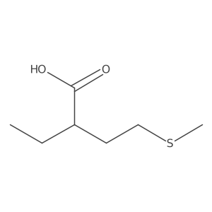 2-Ethyl-4-(methylsulfanyl)butanoic acid结构式