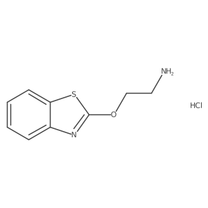 2-(2-Aminoethoxy)-1,3-benzothiazole hydrochloride Structure