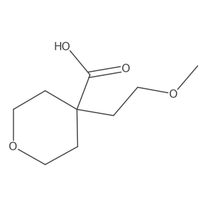 4-(2-Methoxyethyl)tetrahydro-2h-pyran-4-carboxylic acid Structure
