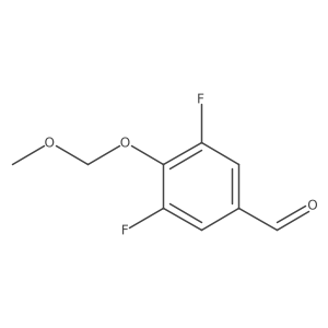 3,5-Difluoro-4-(methoxymethoxy)benzaldehyde结构式