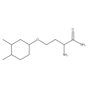 Butanamide, 2-amino-4-[(3,4-dimethylcyclohexyl)oxy]- Structure