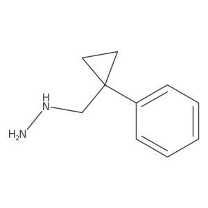 [(1-Phenylcyclopropyl)methyl]hydrazine Structure