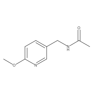 N-[(6-methoxypyridin-3-yl)methyl]acetamide Structure
