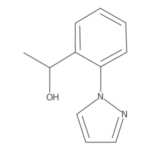 (R)-1-(2-(1h-Pyrazol-1-yl)phenyl)ethan-1-ol Structure