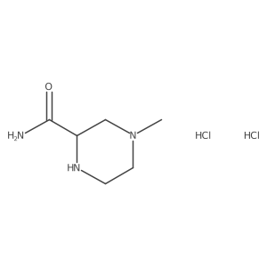 4-Methylpiperazine-2-carboxamide dihydrochloride Structure