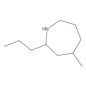 4-Methyl-2-propylazacycloheptane结构式