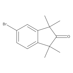 5-Bromo-1,1,3,3-tetramethyl-2-indanone结构式