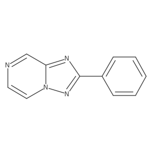 2-Phenyl-[1,2,4]triazolo[1,5-a]pyrazine结构式