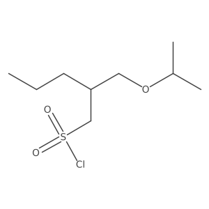 2-(Isopropoxymethyl)pentane-1-sulfonyl chloride Structure