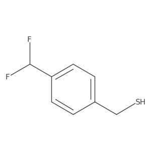 [4-(Difluoromethyl)phenyl]methanethiol Structure