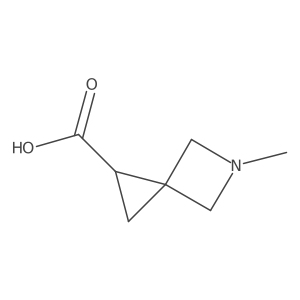5-Methyl-5-azaspiro[2.3]hexane-1-carboxylic acid Structure