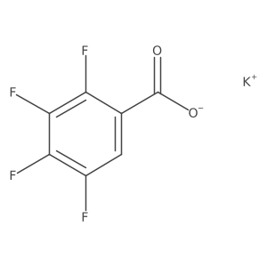 Potassium 2,3,4,5-tetrafluorobenzoate Structure