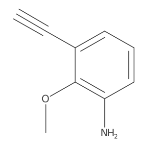 3-Ethynyl-2-methoxyaniline Structure