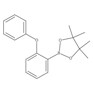 4,4,5,5-Tetramethyl-2-(2-phenoxyphenyl)-1,3,2-dioxaborolane Structure