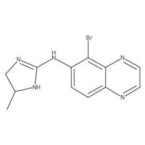 5-bromo-N-(4,5-dihydro-5-methyl-1h-imidazol-2-yl)-6-quinoxalinamine结构式
