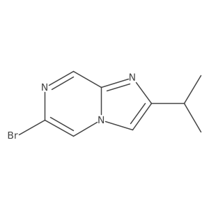 6-Bromo-2-isopropylimidazo[1,2-a]pyrazine Structure