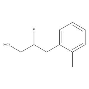 2-Fluoro-3-(2-methylphenyl)propan-1-ol结构式