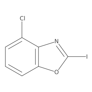 4-Chloro-2-iodobenzo[d]oxazole结构式