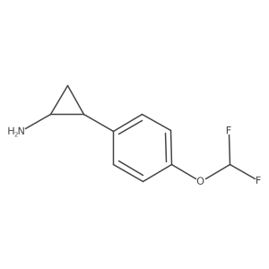 (1R,2S)-2-[4-(Difluoromethoxy)phenyl]cyclopropan-1-amine Structure