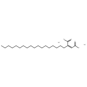 2-Butenedioic acid, 2-octadecyl-, sodium salt (1:1), (2E)-结构式
