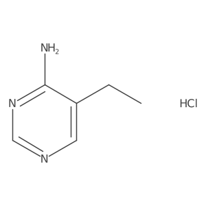 5-Ethylpyrimidin-4-amine;hydrochloride Structure