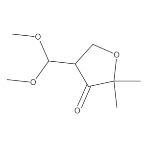 4-(dimethoxymethyl)-2,2-dimethyl-tetrahydrofuran-3-one Structure