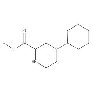Methyl 4-cyclohexylpiperidine-2-carboxylate Structure