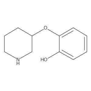 2-(Piperidin-3-yloxy)phenol Structure