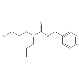 Benzyl (3-hydroxypropyl)(propyl)carbamate Structure