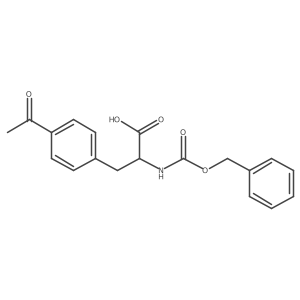 Alanine, 3-(p-acetylphenyl)-N-carboxy-, N-benzyl ester, L-结构式