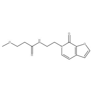 3-methoxy-N-(2-(7-oxofuro[2,3-c]pyridin-6(7H)-yl)ethyl)propanamide结构式
