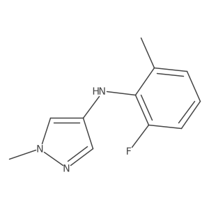 N-(2-Fluoro-6-methylphenyl)-1-methyl-1H-pyrazol-4-amine Structure