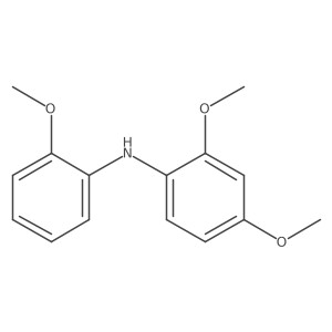 2,4-Dimethoxy-N-(2-methoxyphenyl)aniline Structure