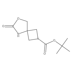 tert-Butyl 6-oxo-7-oxa-2,5-diazaspiro[3.4]octane-2-carboxylate Structure