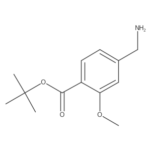 Tert-butyl 4-(aminomethyl)-2-methoxybenzoate Structure
