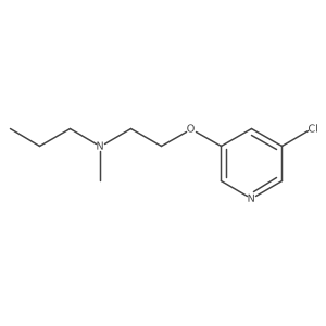 {2-[(5-Chloropyridin-3-yl)oxy]ethyl}(methyl)propylamine Structure