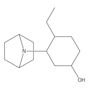 3-{7-Azabicyclo[2.2.1]heptan-7-yl}-4-ethylcyclohexan-1-ol Structure