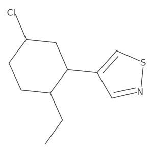 4-(5-Chloro-2-ethylcyclohexyl)-1,2-thiazole Structure